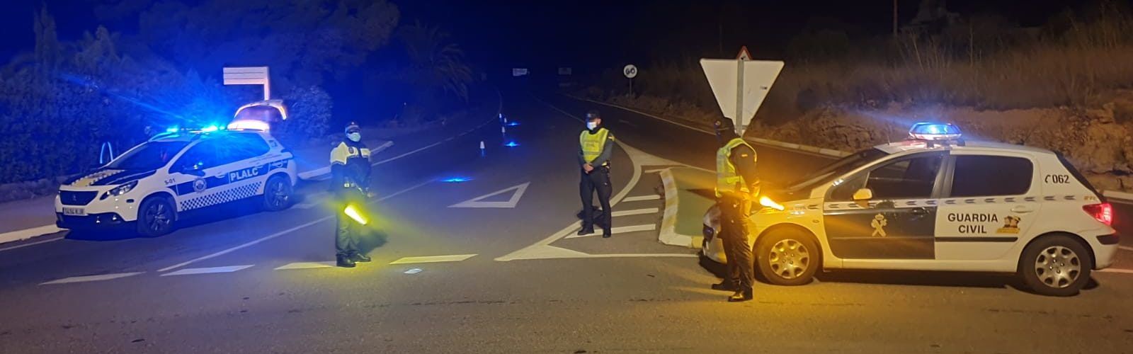 Guàrdia Civil i Policia Local d’Alcalà-Alcossebre interposen set denúncies per incomplir el toc de queda