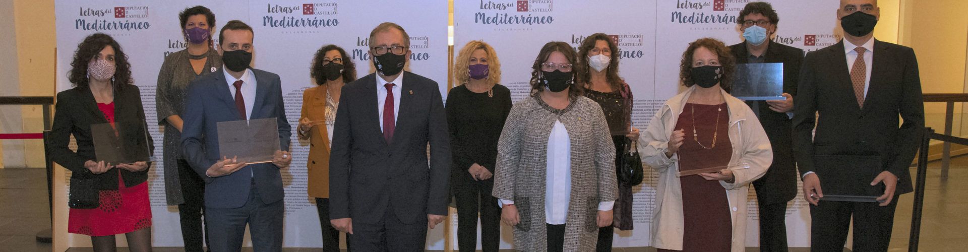La Diputació de Castelló premia les quatre millors obres literàries ambientades en localitats com Morella i Benassal en la gala ‘Letras del Mediterráneo’
