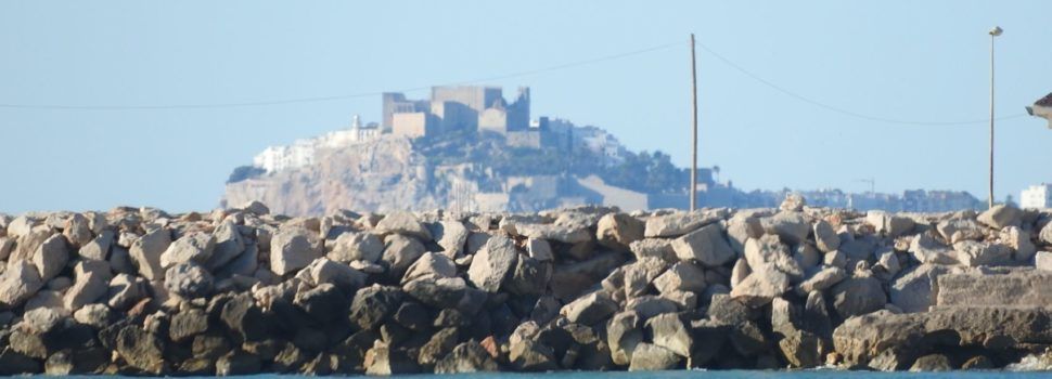 Peníscola, des de Vinaròs, “a vista de zoom”