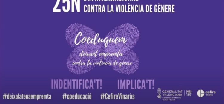 El CEFIRE de Vinaròs resumeix en un vídeo la celebració educativa del Dia Contra la Violència de Gènere