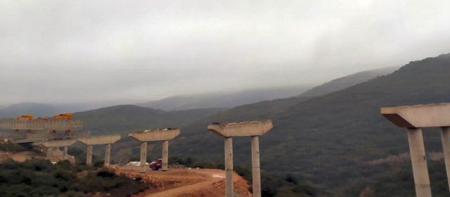La Nacional 232, tallada des de dilluns per la voladura del fals túnel i inici del viaducte del Pont de la Bota