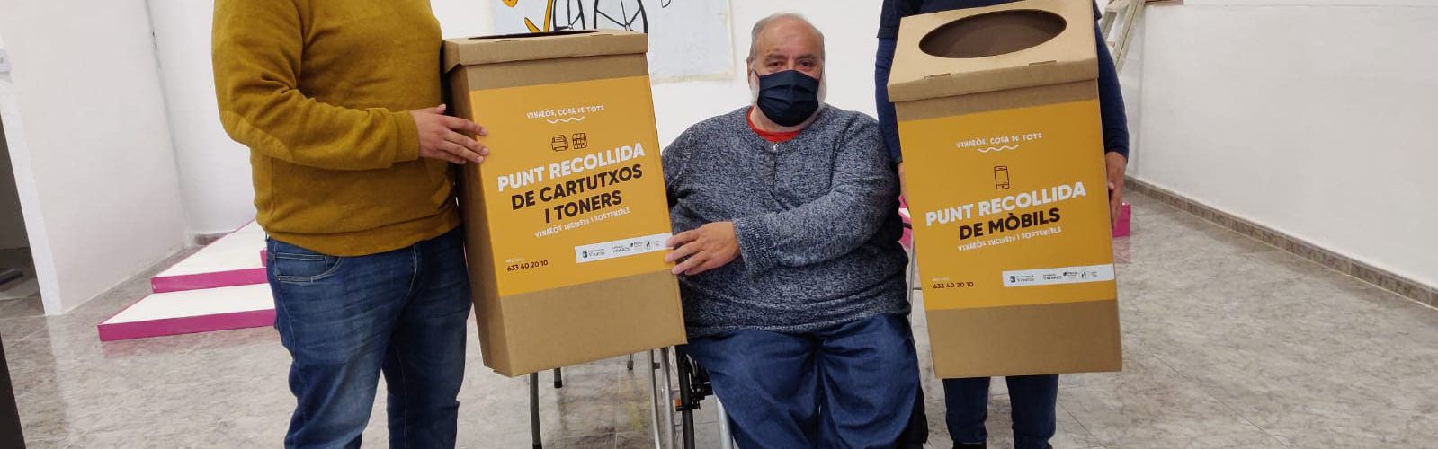 L’Ajuntament de Vinaròs i AFANIAD posen en marxa una campanya de reciclatge