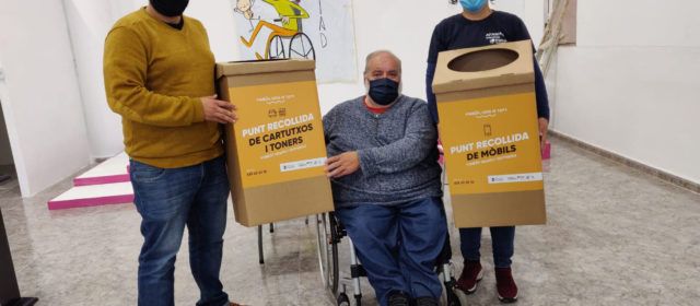 L’Ajuntament de Vinaròs i AFANIAD posen en marxa una campanya de reciclatge