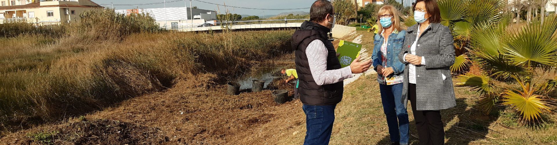 Medi Ambient de Benicarló millora la desembocadura del Barranquet