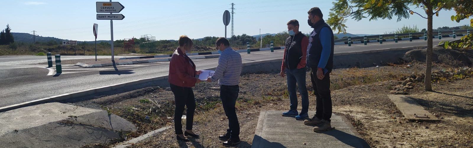 S’inicien els treballs de construcció del nou carril bici que discorrerà pel vial Càlig-Peníscola