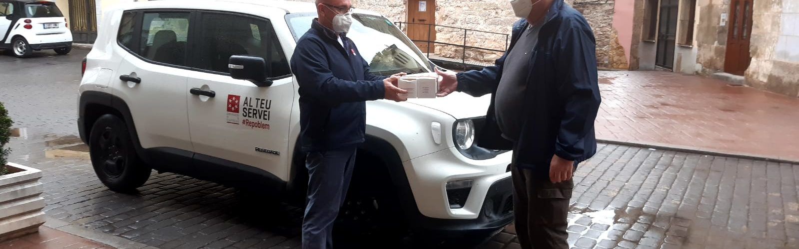 La Diputació de Castelló distribueix les màscares aportades per la FEMP entre els ajuntaments dels municipis de menys de 20.000 habitants