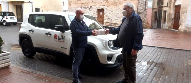 La Diputació de Castelló distribueix les màscares aportades per la FEMP entre els ajuntaments dels municipis de menys de 20.000 habitants