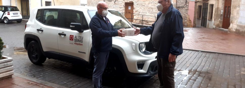 La Diputació de Castelló distribueix les màscares aportades per la FEMP entre els ajuntaments dels municipis de menys de 20.000 habitants