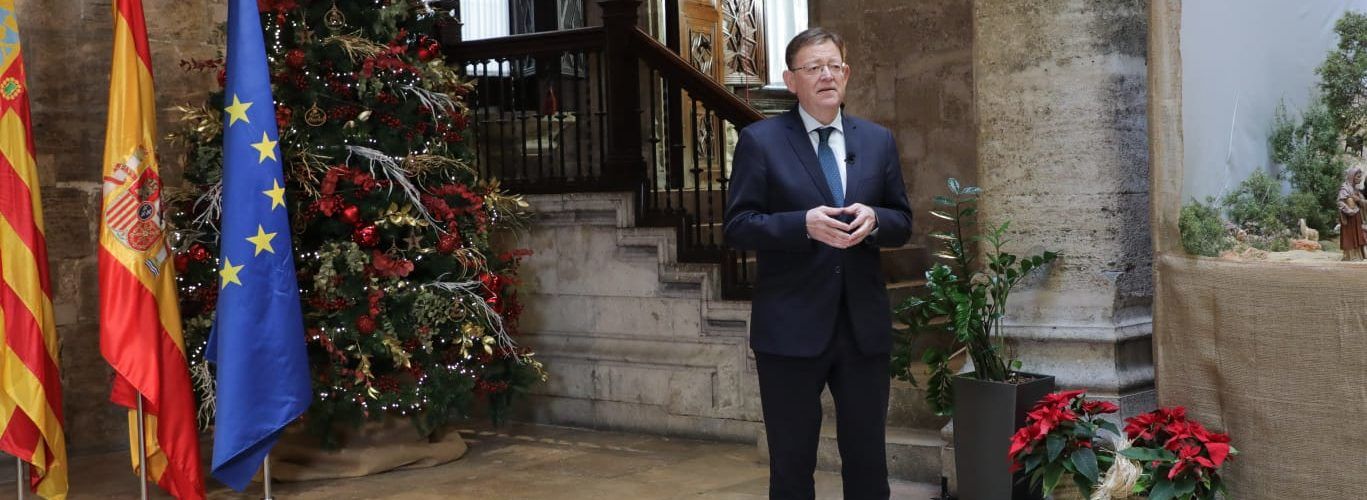 Ximo Puig pide a la ciudadanía “máxima prudencia” esta Navidad porque “es preferible dejar la silla vacía un año a dejar la silla vacía para siempre”