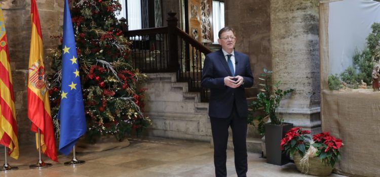 Ximo Puig pide a la ciudadanía “máxima prudencia” esta Navidad porque “es preferible dejar la silla vacía un año a dejar la silla vacía para siempre”
