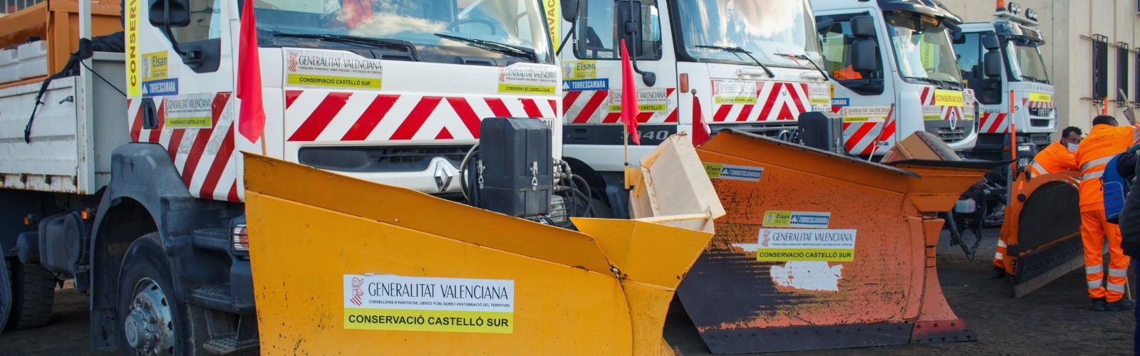 La Generalitat organiza un dispositivo de 664 efectivos y 164 vehículos para afrontar las nevadas de este invierno