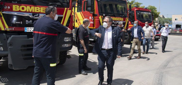 José Martí destaca que el pressupost de 20,4 milions d’euros del Consorci Provincial de Bombers en 2021 permetrà crear 19 noves places de treball fixes