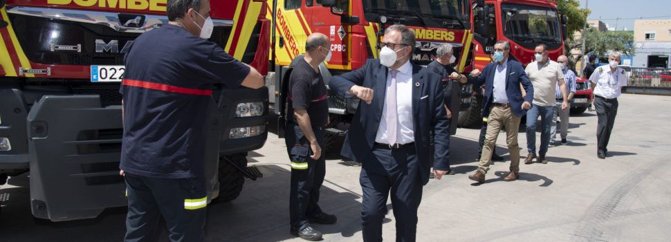 José Martí destaca que el pressupost de 20,4 milions d’euros del Consorci Provincial de Bombers en 2021 permetrà crear 19 noves places de treball fixes