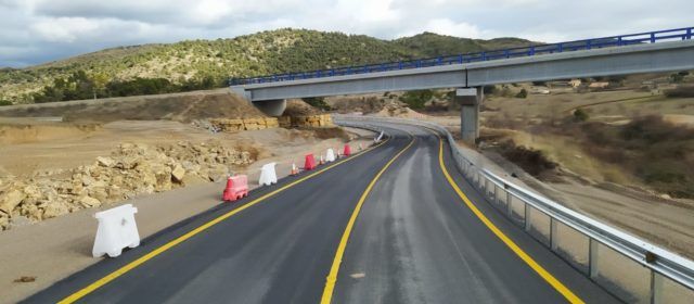 Oberta al trànsit la N-232 del Port de Querol a Morella