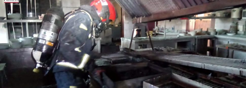 Un ferit en incendiar-se un restaurant a la Ratlla del Terme a Benicarló