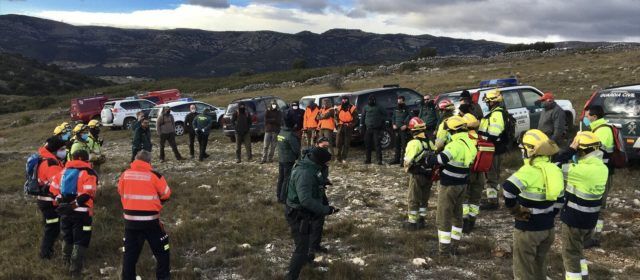 Tercer día de búsqueda del cazador de Catí desaparecido, ampliando las zonas de rastreo