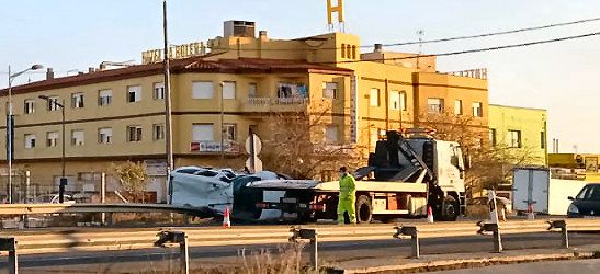 Accident a l’encreuament N-340a i Camí Capsades a Vinaròs