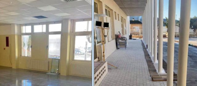 Marzá visita el nou aulari de Canet lo Roig i les obres del Jaume I a Vinaròs