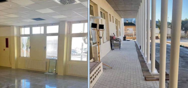 Marzá visita el nou aulari de Canet lo Roig i les obres del Jaume I a Vinaròs