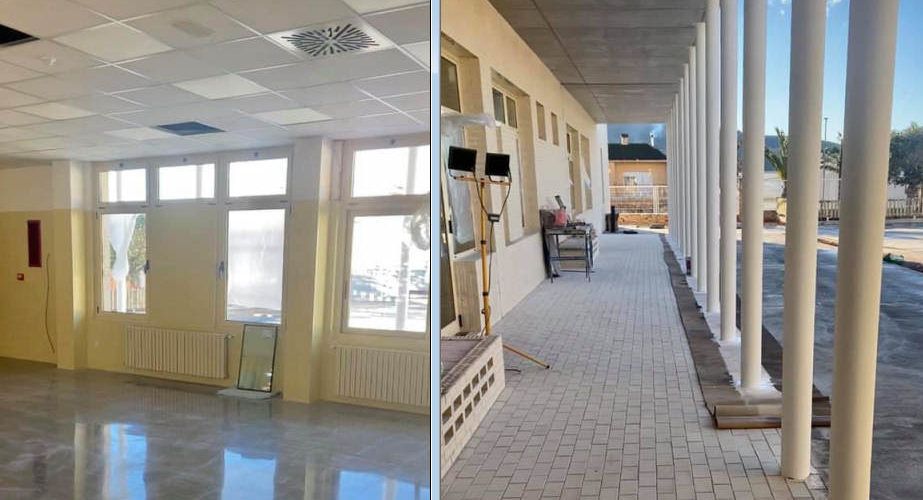 Marzá visita el nou aulari de Canet lo Roig i les obres del Jaume I a Vinaròs