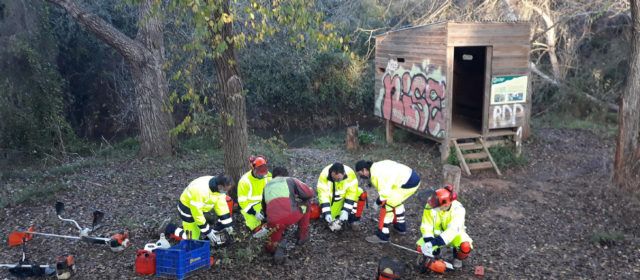 Dos plans d’ocupació impulsats per la Diputació de Tarragona milloren entorns naturals i urbans a les comarques del Baix Ebre i el Montsià