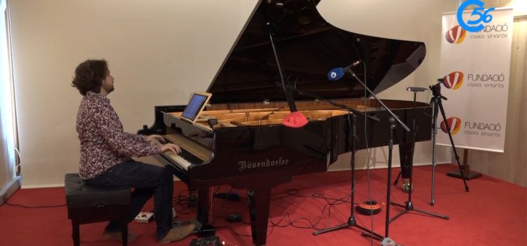 Concert a Vinaròs de J.Luis Miralles en record de Carles Santos