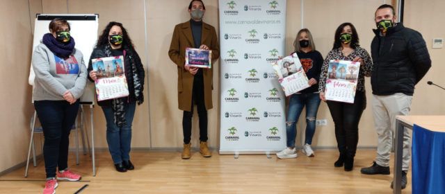 Calendari solidari del Carnaval de Vinaròs amb els reis i reines de les passades festes