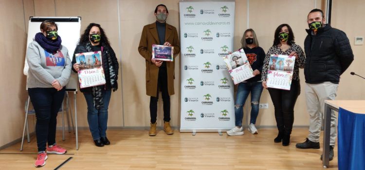 Calendari solidari del Carnaval de Vinaròs amb els reis i reines de les passades festes