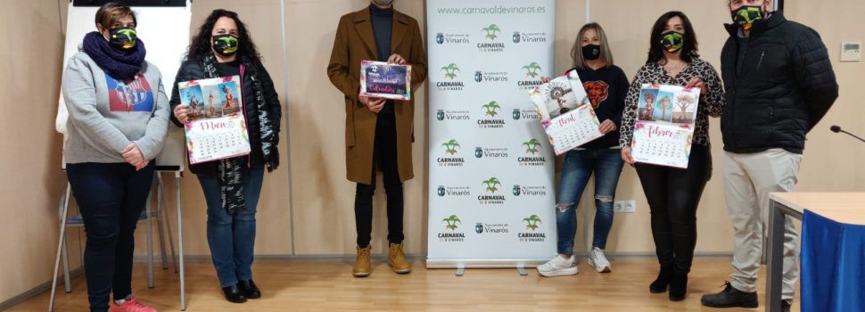 Calendari solidari del Carnaval de Vinaròs amb els reis i reines de les passades festes