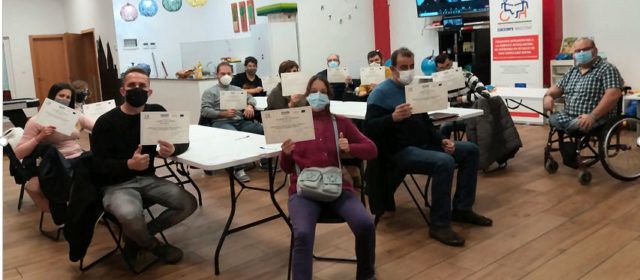Activitat formativa “neteja amb desinfecció” a Cocemfe Maestrat