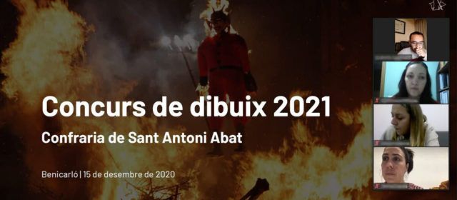 Els premiats per la Confraria Sant Antoni ABAT Benicarló en el concurs de dibuix