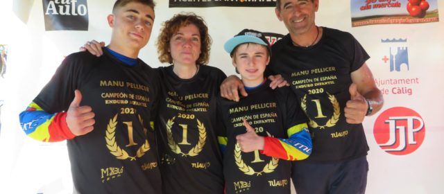 Els germans calijons Pellicer es proclamen campió i subcampió de la Copa d’Espanya d’Enduro en les seues categories