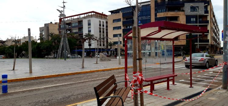 Dilluns entrarà en servei la nova parada de bus del carrer del Pintor Sorolla de Benicarló