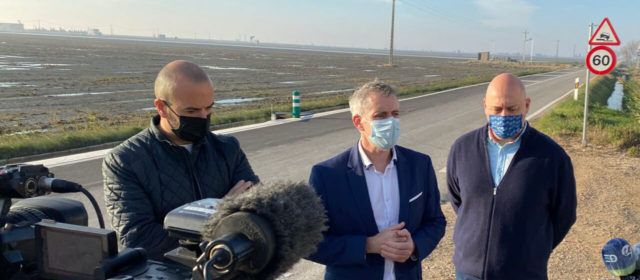 Els alcaldes d’Amposta i la Ràpita valoren positivament la licitació de la redacció del projecte de millora de la carretera al Poble Nou