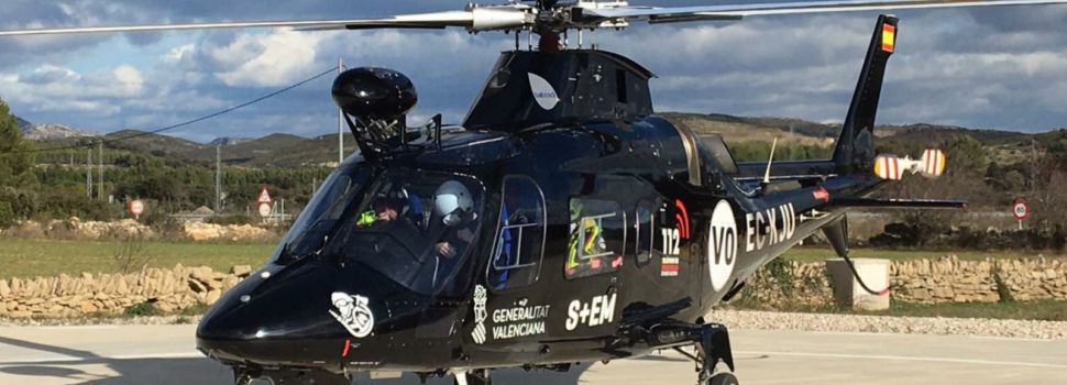 Emergencias coordina 23 rescates en helicóptero durante el 2020 en la provincia de Castellón