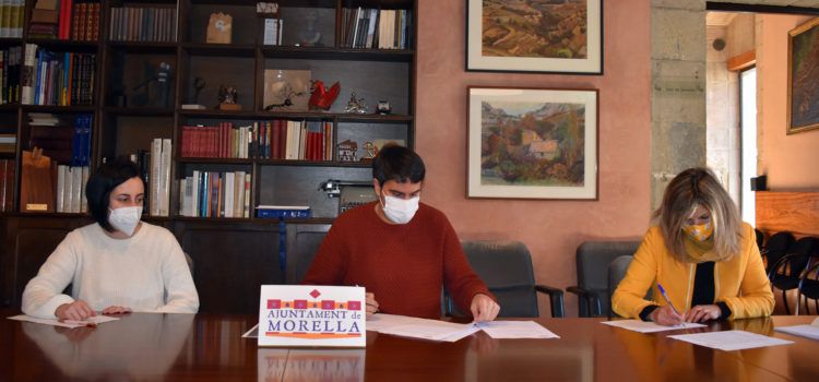 Morella i l’AMPA signen el conveni de col·laboració pel servei de l’Escola Matinera