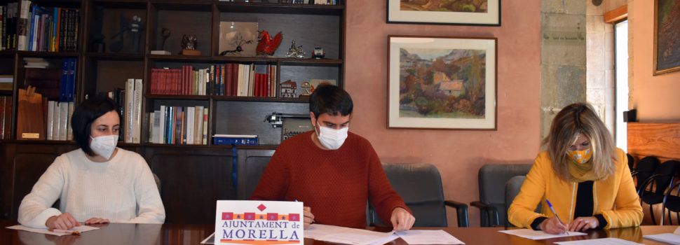 Morella i l’AMPA signen el conveni de col·laboració pel servei de l’Escola Matinera