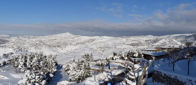 Demà dimarts tornen a obrir els centres educatius de Morella, després de la nevada