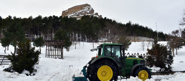 Morella recupera pràcticament tots els serveis després de la nevada
