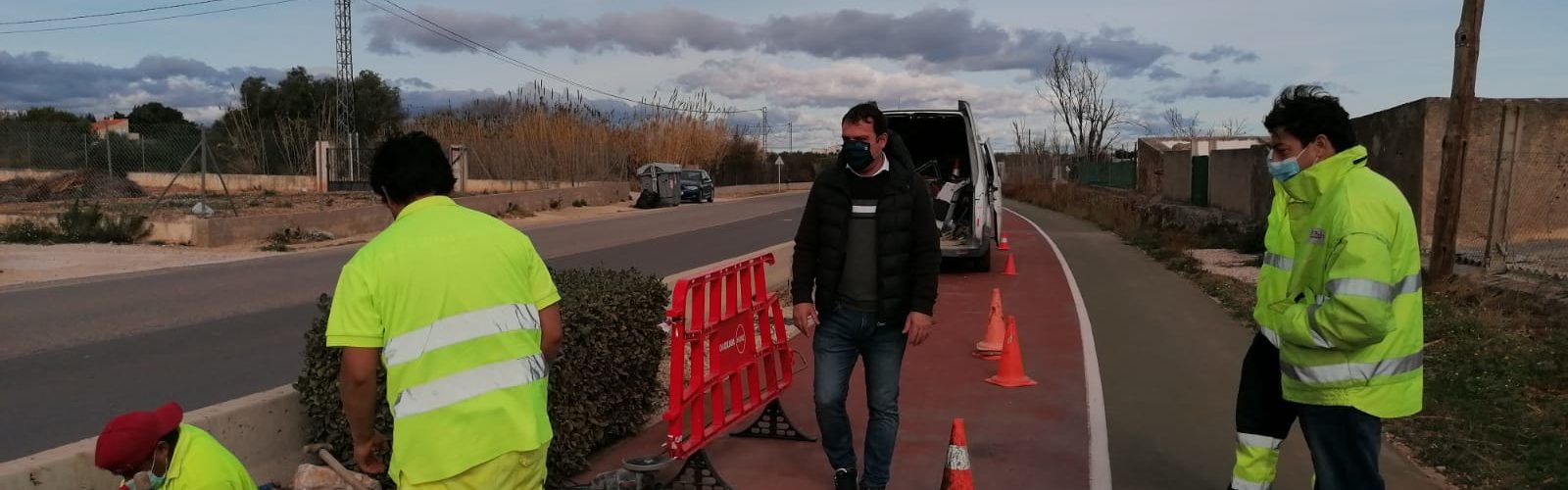 L’Ajuntament de Peníscola inicia les obres d’instal·lació d’enllumenat públic en la carretera Peníscola- Benicarló