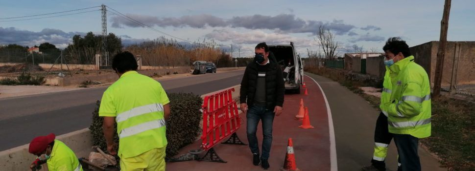 L’Ajuntament de Peníscola inicia les obres d’instal·lació d’enllumenat públic en la carretera Peníscola- Benicarló