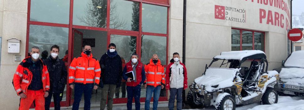 La Diputació coordina a Morella el dispositiu especial d’emergències per “Filomena”
