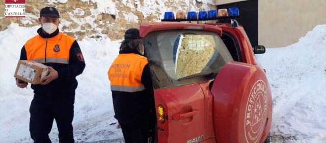 Protecció Civil de la Diputació assumeix el transport de les vacunes i proves PCR als Ports davant el mal estat de les carreteres