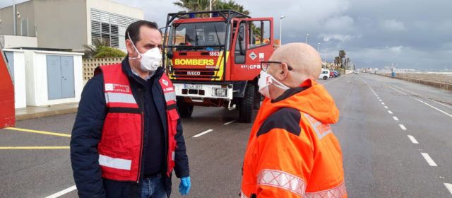 La Diputació demana a la població que demà divendres extreme les precaucions davant les ratxes de vent de 100 km/h