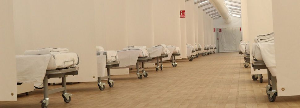 Sanidad acondiciona 280 camas en los hospitales de campaña, 80 en el de Castellón