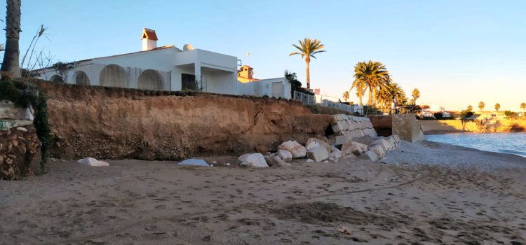 Fotos: la costa de Vinaròs, de nou afectada pels temporals