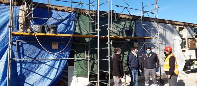 Comença a Benicarló la rehabilitació dels nínxols de la part antiga del cementeri