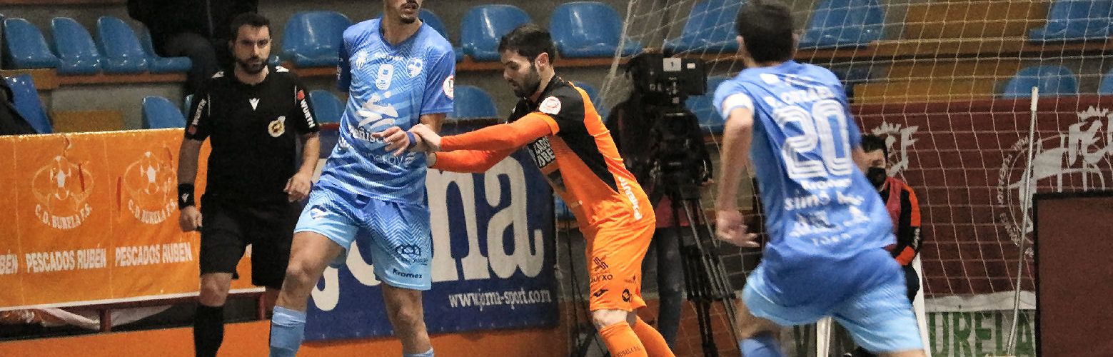 El Peñíscola Globeenergy suma un punto en la cancha del Burela (3-3)