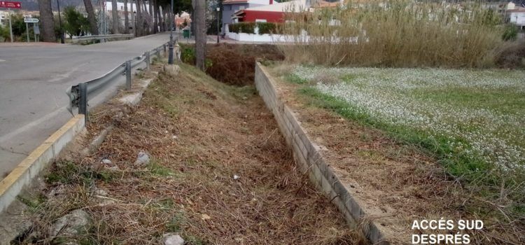 La brigada EMERGE condiciona les entrades sud i nord de Santa Magdalena