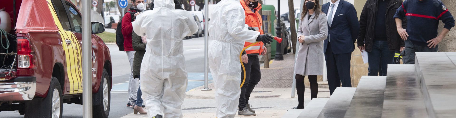 José Martí posa en valor les prop de 700 accions de desinfecció del Consorci de Bombers per a ajudar els municipis a fer front a la Covid-19